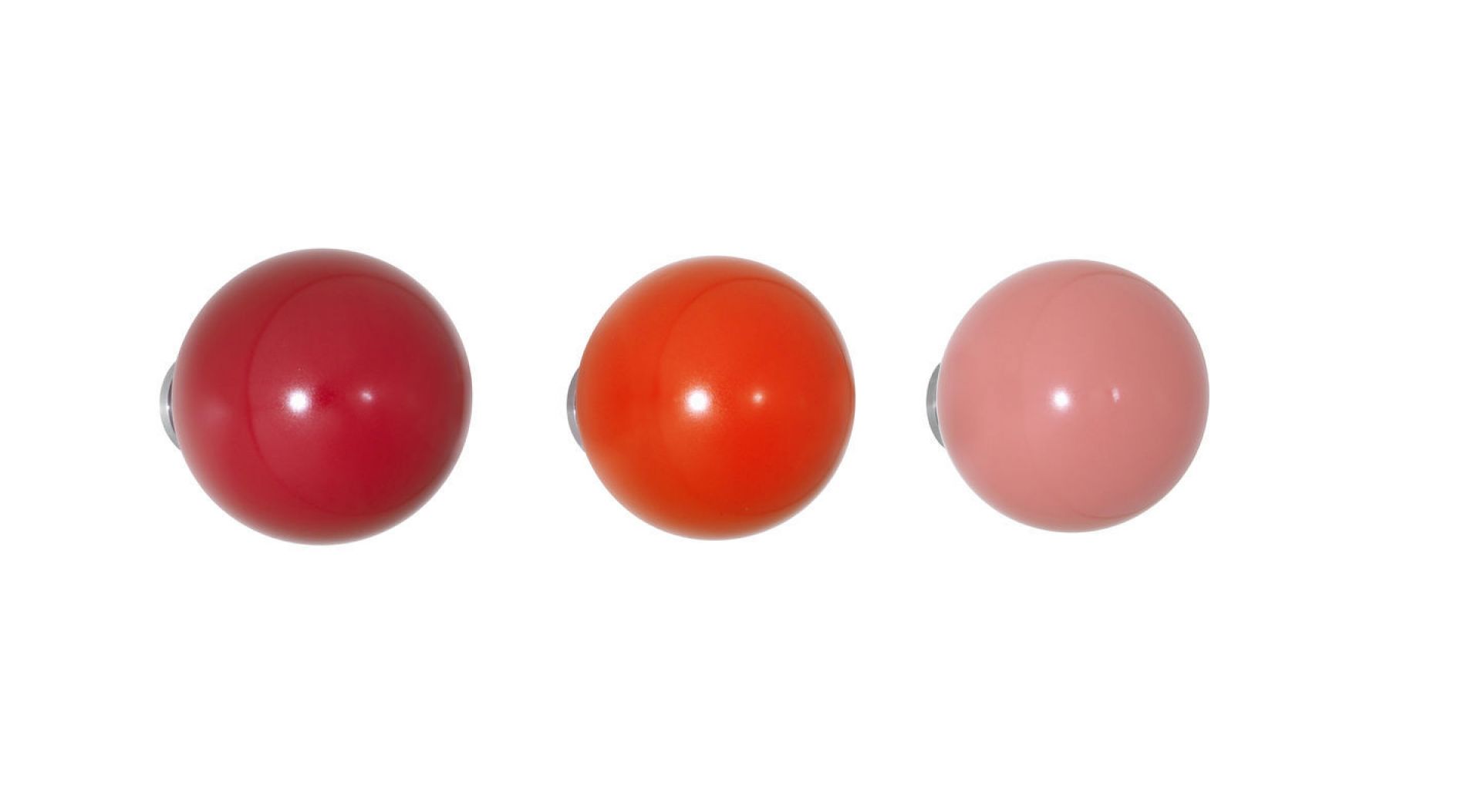 Coat Dots set of 3 clothing hooks Vitra Red